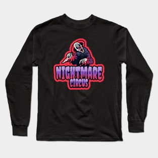 Nightmare Circus Psycho Killer Clown Long Sleeve T-Shirt